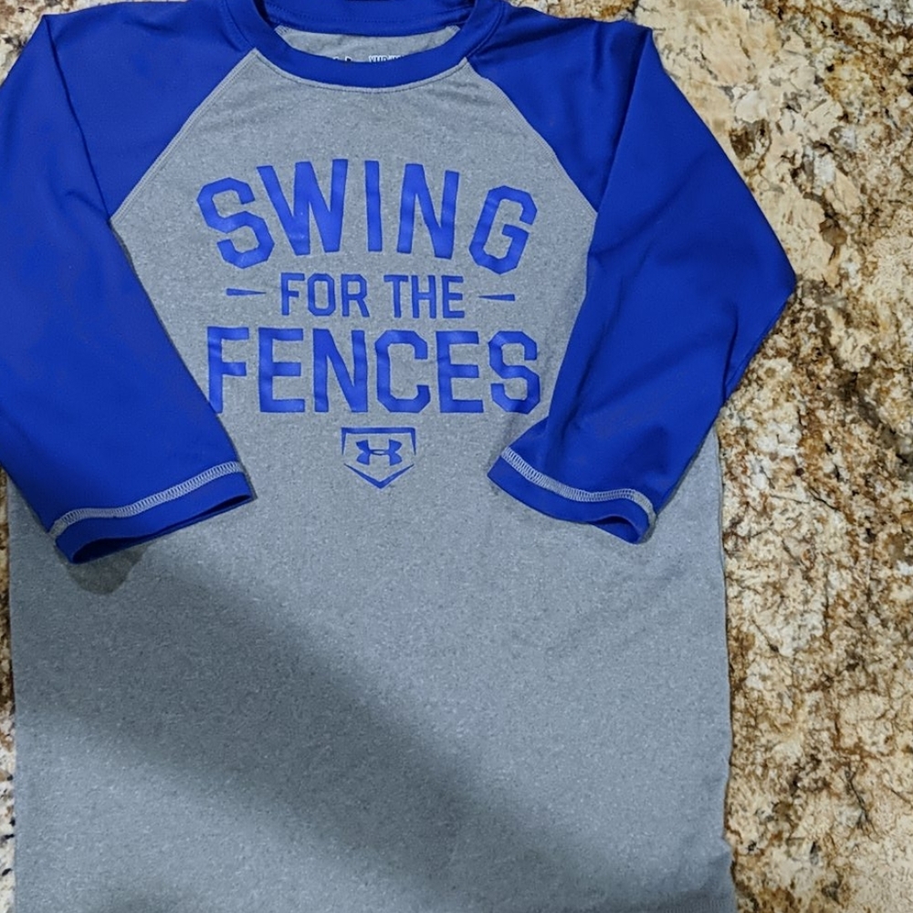 Under armour baseball tee